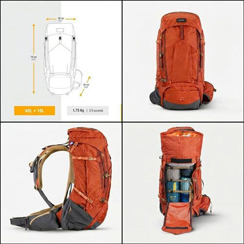 Backpack-Forclaz-MT500-Air-6010L-hiking Backpack-Forclaz-MT500-Air-6010L-hiking